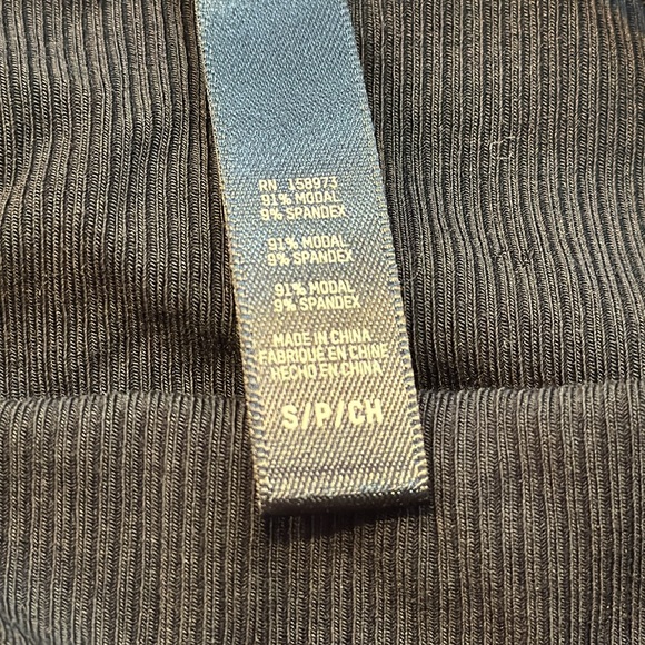 Skims | Long Slip Dress Ribbed in Onyx Black Size S Small - Picture 11 of 12